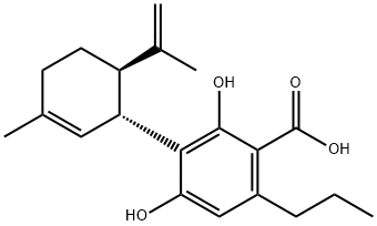 Cannabidivarolic acid 结构式