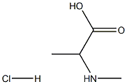 N-METHYL-DL-ALANINE HYDROCHLORIDE, 32012-14-9, 结构式