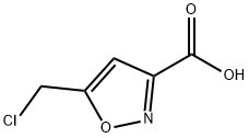5-(CHLOROMETHYL)ISOXAZOLE-3-CARBOXYLIC Structure