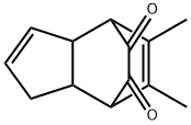 4,7-Ethenoindene-5,6-dione, 3a,4,7,7a-tetrahydro-8,9-dimethyl- (6CI,8CI) 结构式