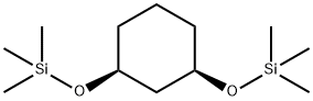 1β,3α-Bis(trimethylsilyloxy)cyclohexane Struktur