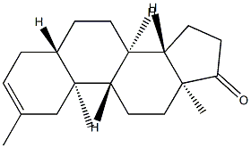 2-Methyl-5α-androst-2-en-17-one 结构式
