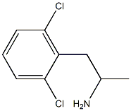1-(2,6-dichlorophenyl)propan-2-amine Struktur