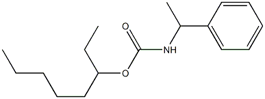 (α-Methylbenzyl)carbamic acid 1-ethylhexyl ester 结构式