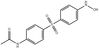 monoacetyldapsone hydroxylamine, 32604-86-7, 结构式