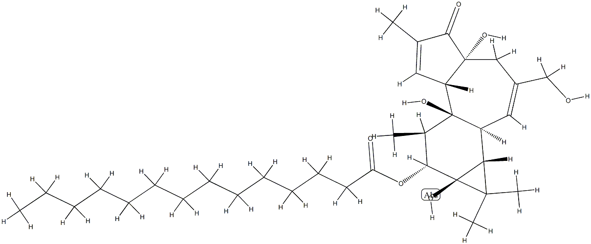 12-O-Tetradecanoylphorbol 结构式