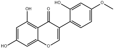 2''-HYDROXYBIOCHANIN A Structure