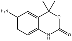2H-3,1-Benzoxazin-2-one,6-amino-1,4-dihydro-4,4-dimethyl-(9CI) Structure
