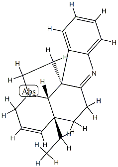 (3aR,10bR)-3aα-Ethyl-3a,4,5,11,12,13aα-hexahydro-1H-indolizino[8,1-cd]carbazole Structure