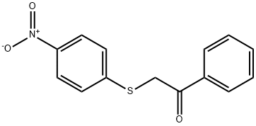 α-(4-Nitrophenylthio)acetophenone Structure