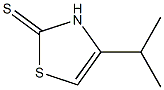 2(3H)-Thiazolethione,4-(1-methylethyl)-(9CI) Structure