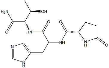 pGlu-L-His-L-Thr-NH2 Struktur