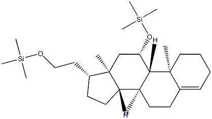11β,21-Bis(trimethylsiloxy)pregn-4-ene Structure