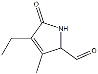 3-Pyrroline-2-carboxaldehyde,4-ethyl-3-methyl-5-oxo-(7CI,8CI) Struktur