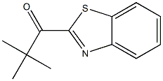 1-Propanone,1-(2-benzothiazolyl)-2,2-dimethyl-(8CI,9CI) Struktur
