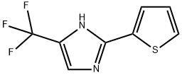 1H-IMidazole, 2-(2-thienyl)-5-(trifluoroMethyl)- Struktur