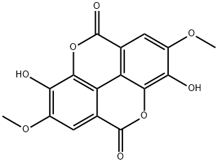 4,4'-Di-O-methylellagic acid Structure