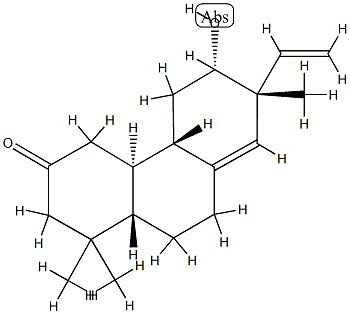 (4aR)-7α-Vinyl-1,4,4a,4bβ,5,6,7,9,10,10aβ-decahydro-6α-hydroxy-1,1,7-trimethylphenanthren-3(2H)-one Structure