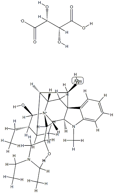 デタジミウム酒石酸塩 化学構造式