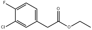 2-(3-氯-4-氟苯基)乙酸乙酯, 340825-20-9, 结构式