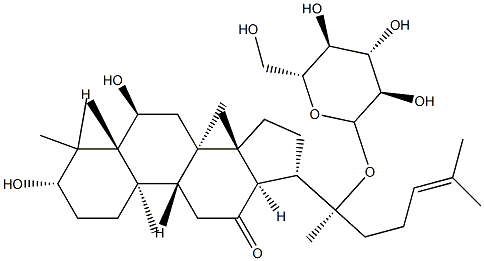 ギンセノシド-Rh8 化学構造式