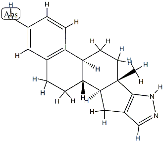 16,17-pyrazoleestrone Structure