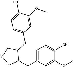 3,4-二香草基四氢呋喃 结构式