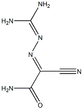 Urea,  2-azine  with  2-cyanoglyoxylamide  (8CI) Struktur