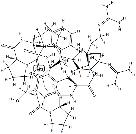 cyclobradykinin 结构式
