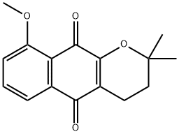 9-甲氧基-ALPHA-拉帕醌 结构式