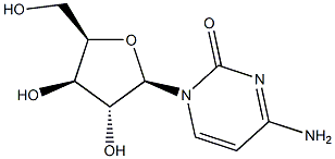 1-(BETA-D-呋喃木糖基)胞嘧啶 结构式