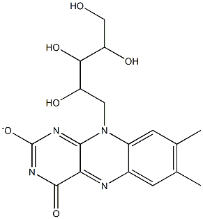 flavin semiquinone Structure