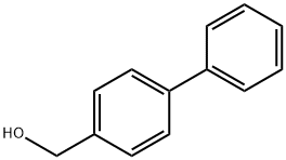 4-ヒドロキシメチルビフェニル 化学構造式