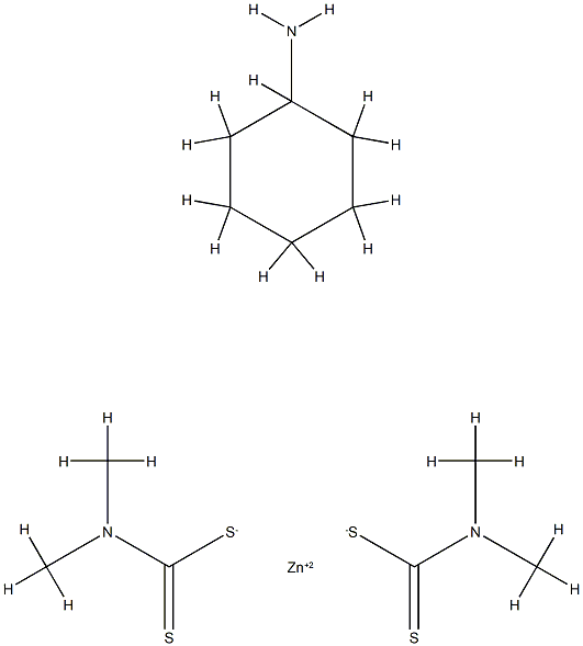 ZIRAMCYCLOHEXYLAMINECOMPLEX Structure
