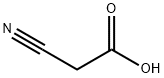 Cyanoacetic acid Struktur
