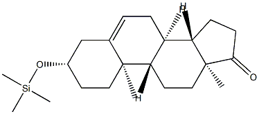 3β-[(トリメチルシリル)オキシ]アンドロスタ-5-エン-17-オン 化学構造式