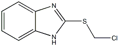 1H-Benzimidazole,2-[(chloromethyl)thio]-(9CI) Structure