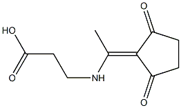 ba-Alanine, N-[1-(2,5-dioxocyclopentylidene)ethyl]- (9CI) 结构式