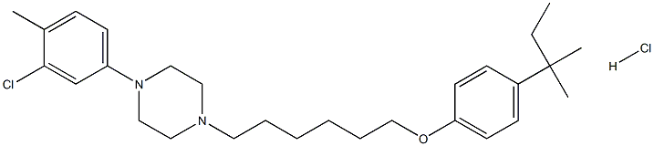 テロキサレン塩酸塩 化学構造式
