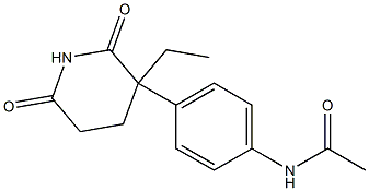N-acetylaminoglutethimide Structure