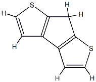 7H-Cyclopenta[1,2-b:4,3-b']dithiophene Structure
