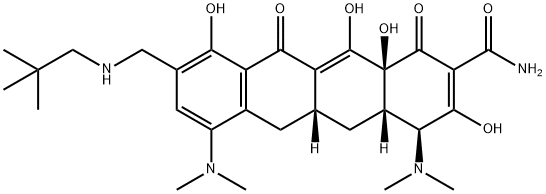 オマダサイクリン 化学構造式