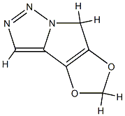 7H-[1,3]Dioxolo[3,4]pyrrolo[1,2-c][1,2,3]triazole  (9CI) Struktur