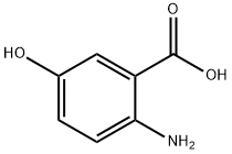 5-ヒドロキシアントラニル酸 化学構造式