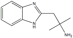 1-(1H-1,3-苯并二唑-2-基)-2-甲基丙-2-胺, 39650-66-3, 结构式