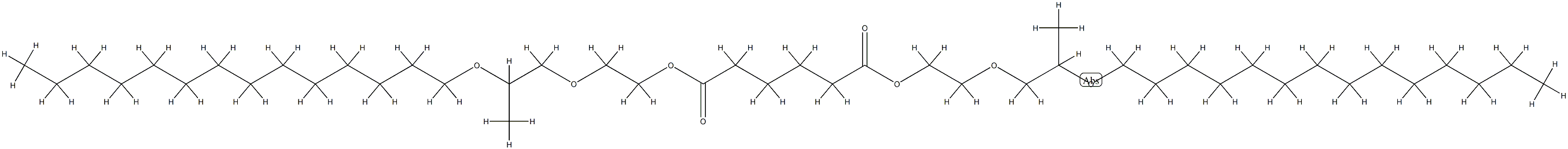 Methyloxiran Polymer mit Oxiranhexandioatditetradecylether (2:1), mittlere Molmasse 10 g/mol, 2 mol PO und 10 mol EO|