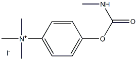 4-[[(メチルアミノ)カルボニル]オキシ]-N,N,N-トリメチルベンゼンアミニウム·ヨージド 化学構造式