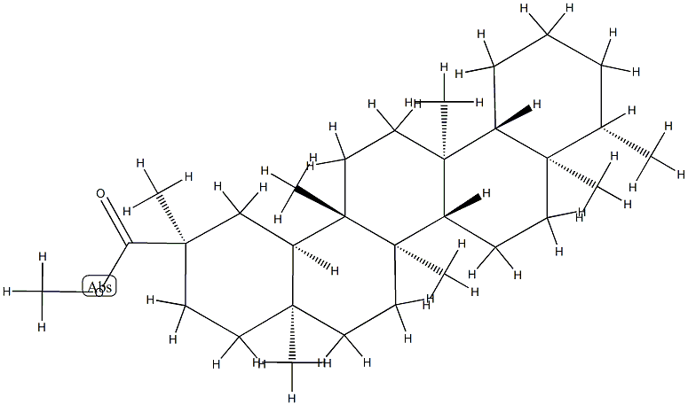 D:A-Friedooleanan-29-oic acid methyl ester Structure