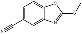 5-Benzothiazolecarbonitrile,2-(methylthio)-(9CI) Structure