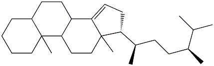 5α-Ergost-14-ene Structure